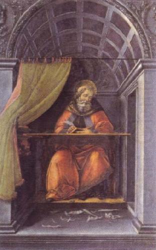 Sandro Botticelli st.augustine in the cell china oil painting image